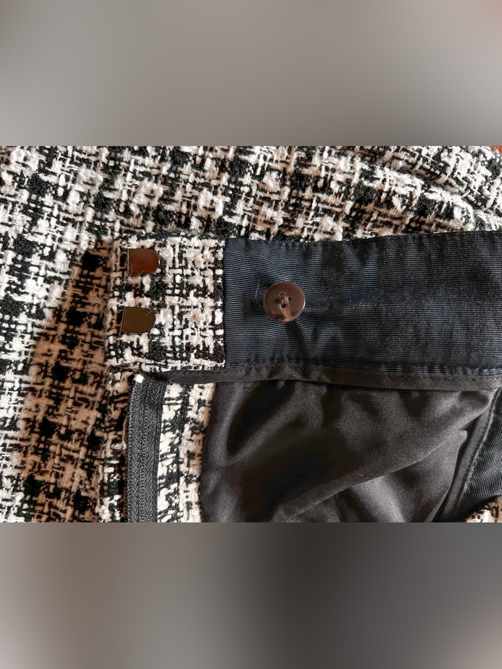 Ann Taylor The Marina Wide Leg Tweed Pants 8P - Picture 6 of 15